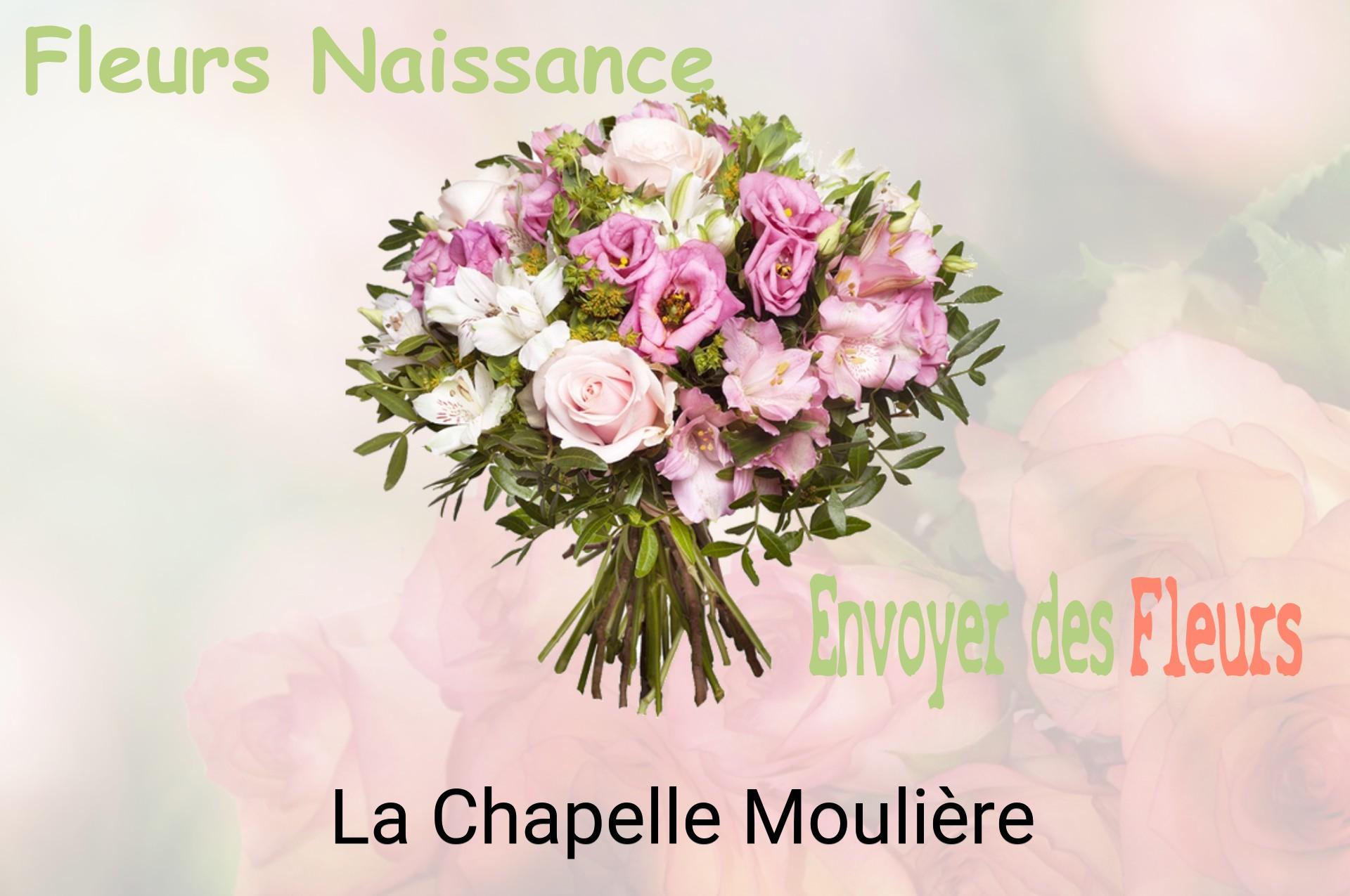 Bouquet de fleurs de naissance livré à La Chapelle-Moulière